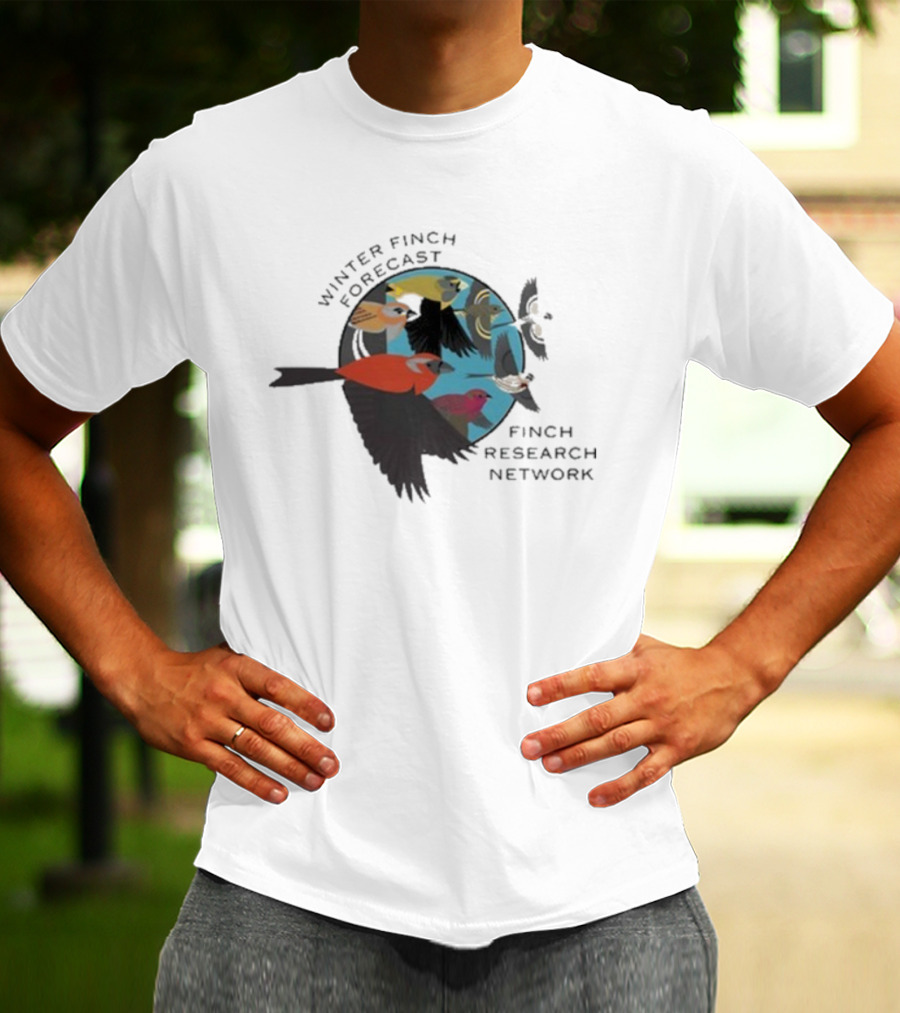 Winter Finch Forecast Finch Research Network Birds T-Shirt