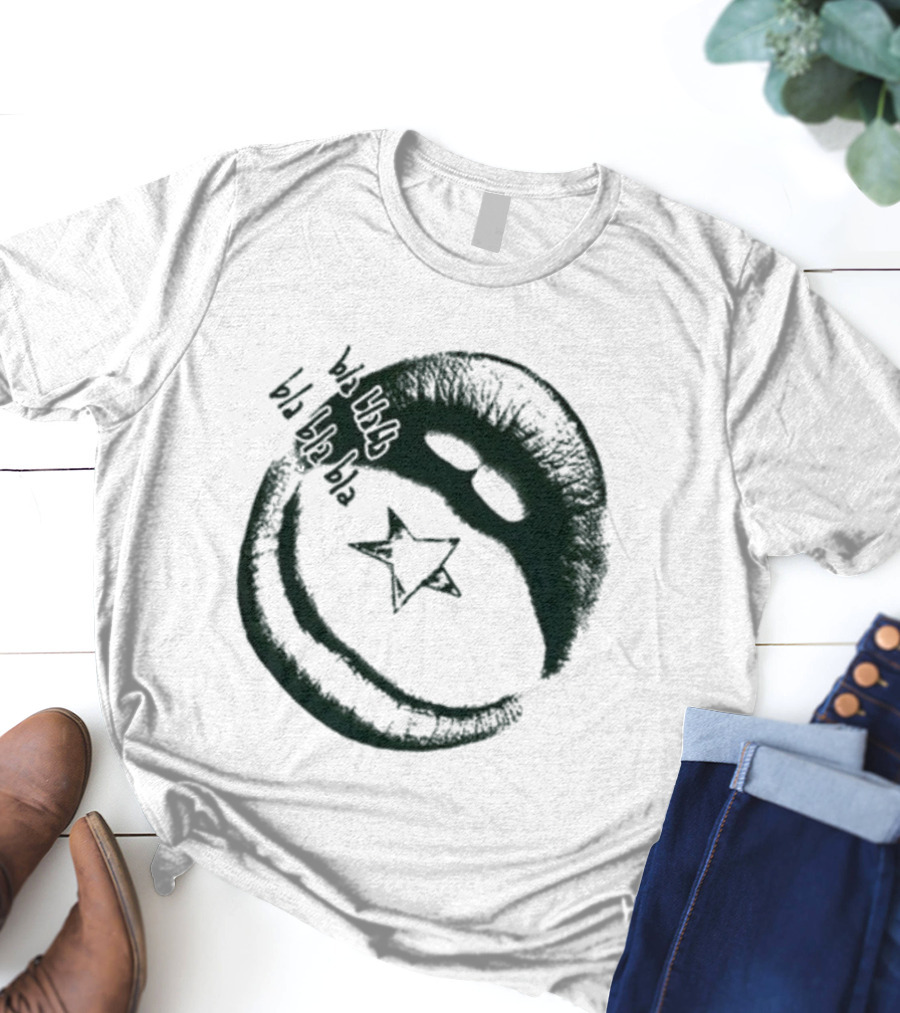 Maneskin Bla Bla Bla Rush Star And Smile T-Shirt