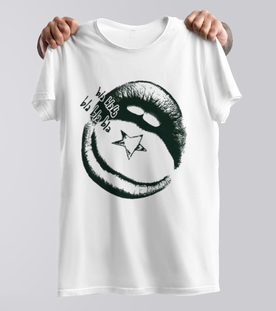 Maneskin Bla Bla Bla Rush Star And Smile T-Shirt