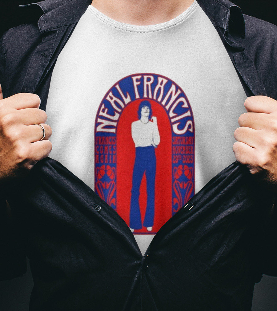 Neal Francis Francis Comes Again Chicago November 29th 2025 The Salt Shed T-Shirt