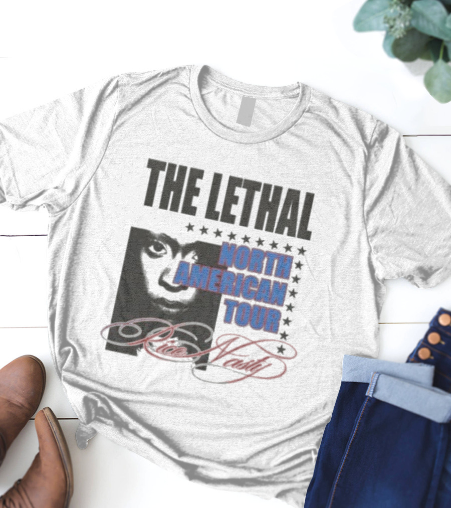 Rico Nasty The Lethal North American Tour 2025 2026 Stars Smiling Face T-Shirt