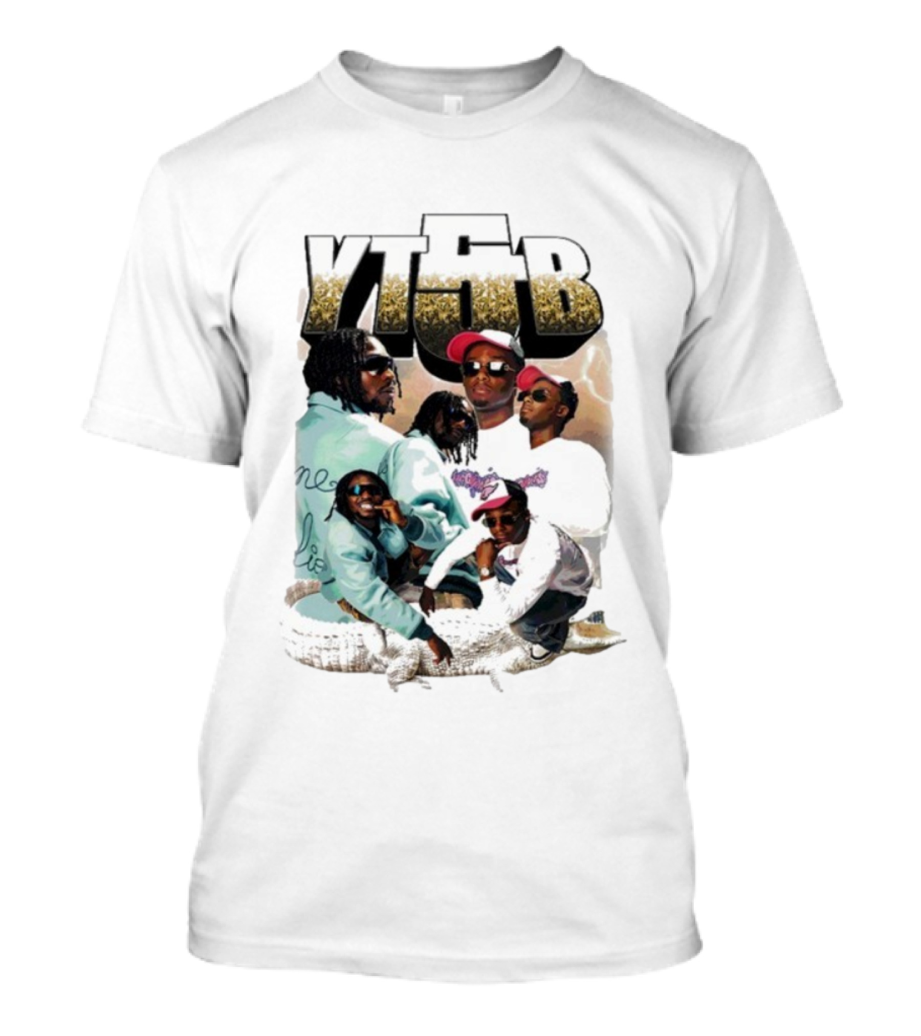 Young & Bugsey YTB Gator College Poses Music Fashion Style T-Shirt