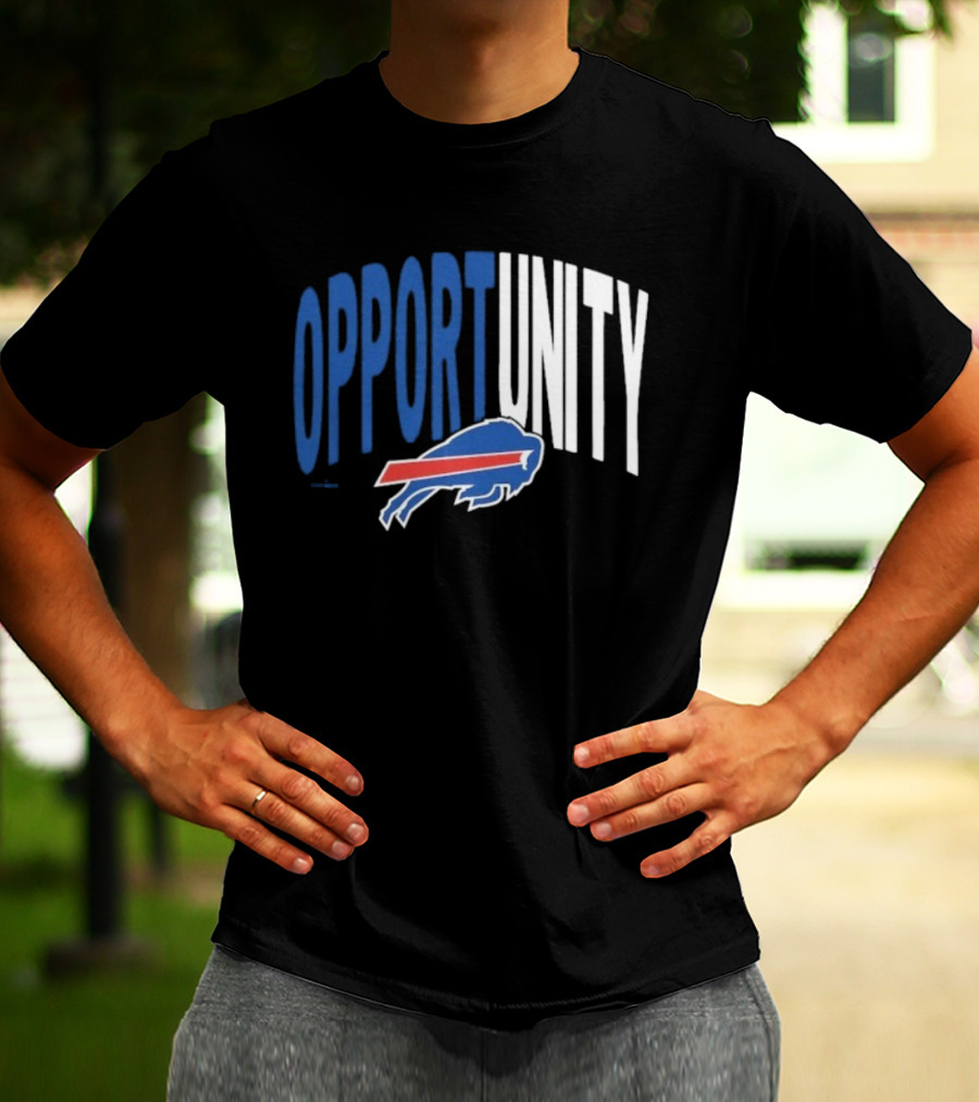 Buffalo Bills Inspire Change Opportunity NFL Logo T-Shirt
