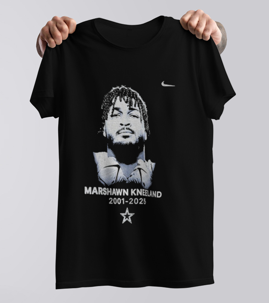 Nike Marshawn Kneeland 2001-2025 Remembrance Portrait T-Shirt