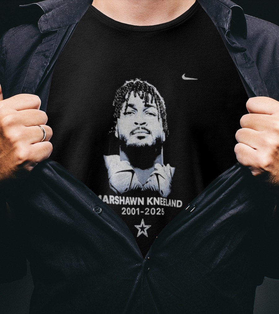 Nike Marshawn Kneeland 2001-2025 Remembrance Portrait T-Shirt