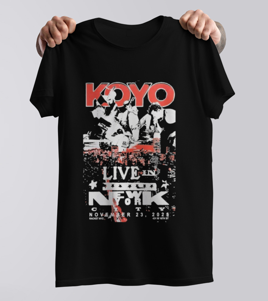 KOYO Live In Stony Brook New York November 23 2025 Concert T-Shirt