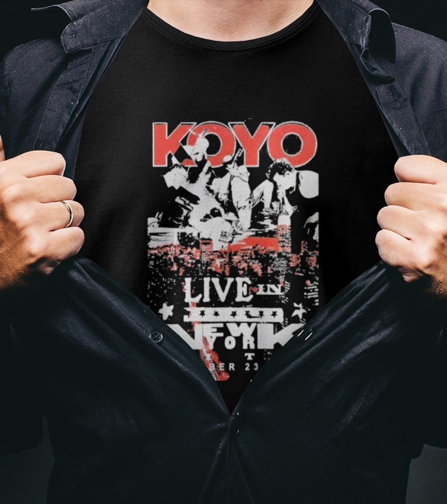 KOYO Live In Stony Brook New York November 23 2025 Concert T-Shirt