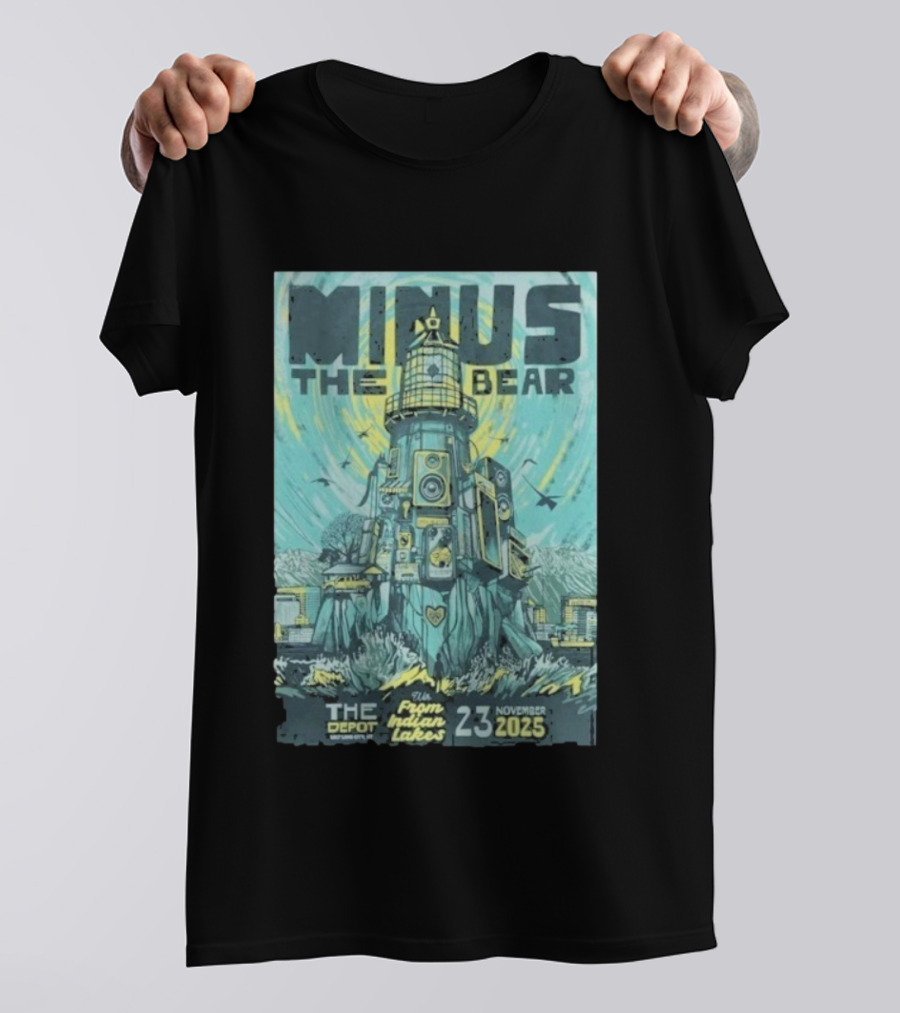 MINUS THE BEAR The Depot Salt Lake City November 23 2025 From Indian Lakes T-Shirt