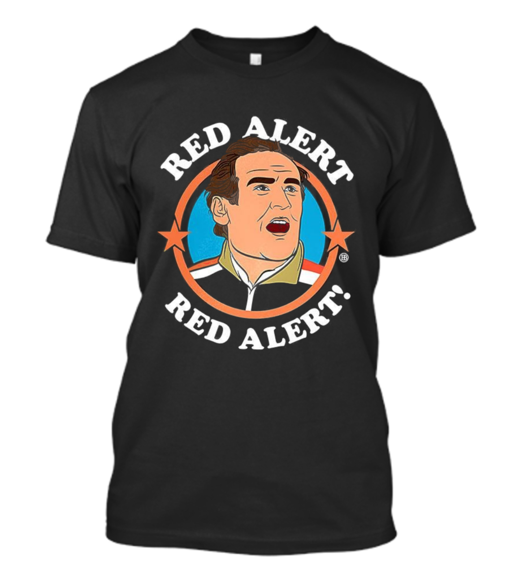 Red Alert Red Alert Iconic Character Illustration T-Shirt
