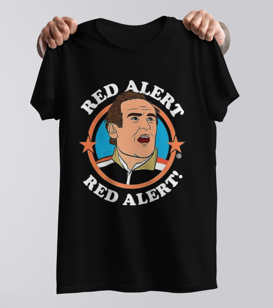 Red Alert Red Alert Iconic Character Illustration T-Shirt