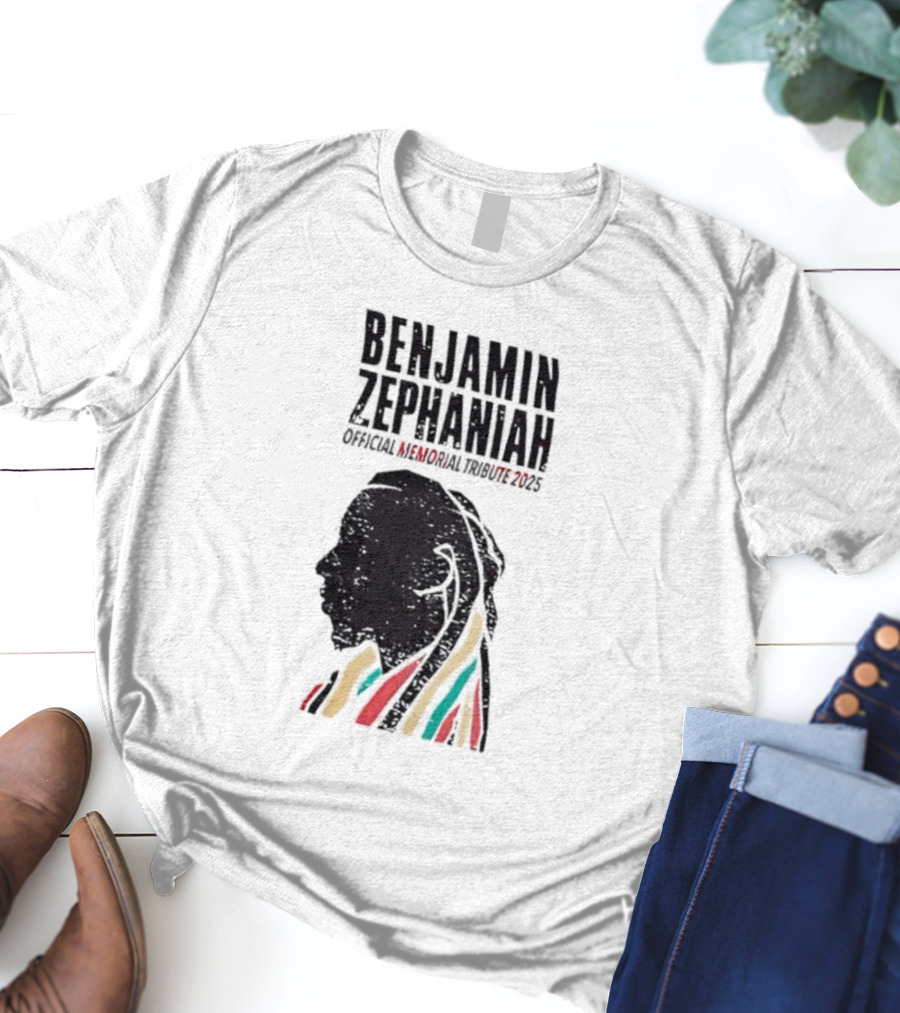 Benjamin Zephaniah 2025 Memorial Tribute T-Shirt