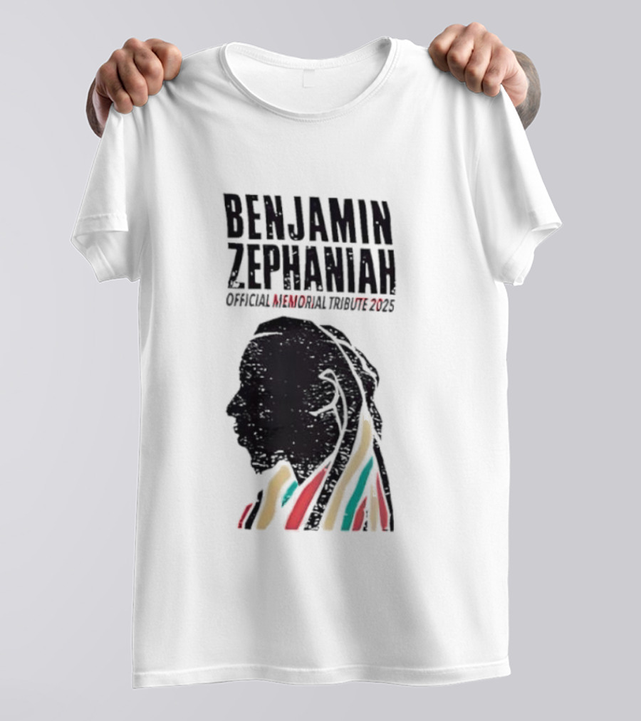 Benjamin Zephaniah 2025 Memorial Tribute T-Shirt