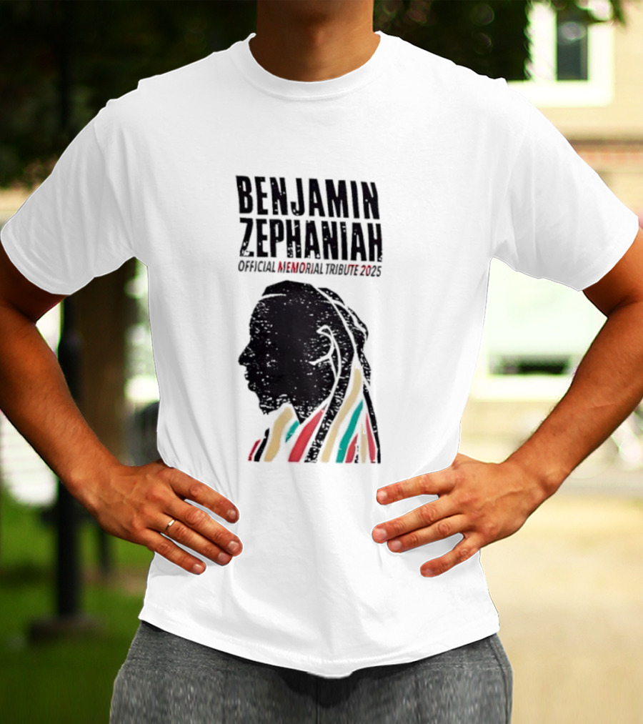 Benjamin Zephaniah 2025 Memorial Tribute T-Shirt