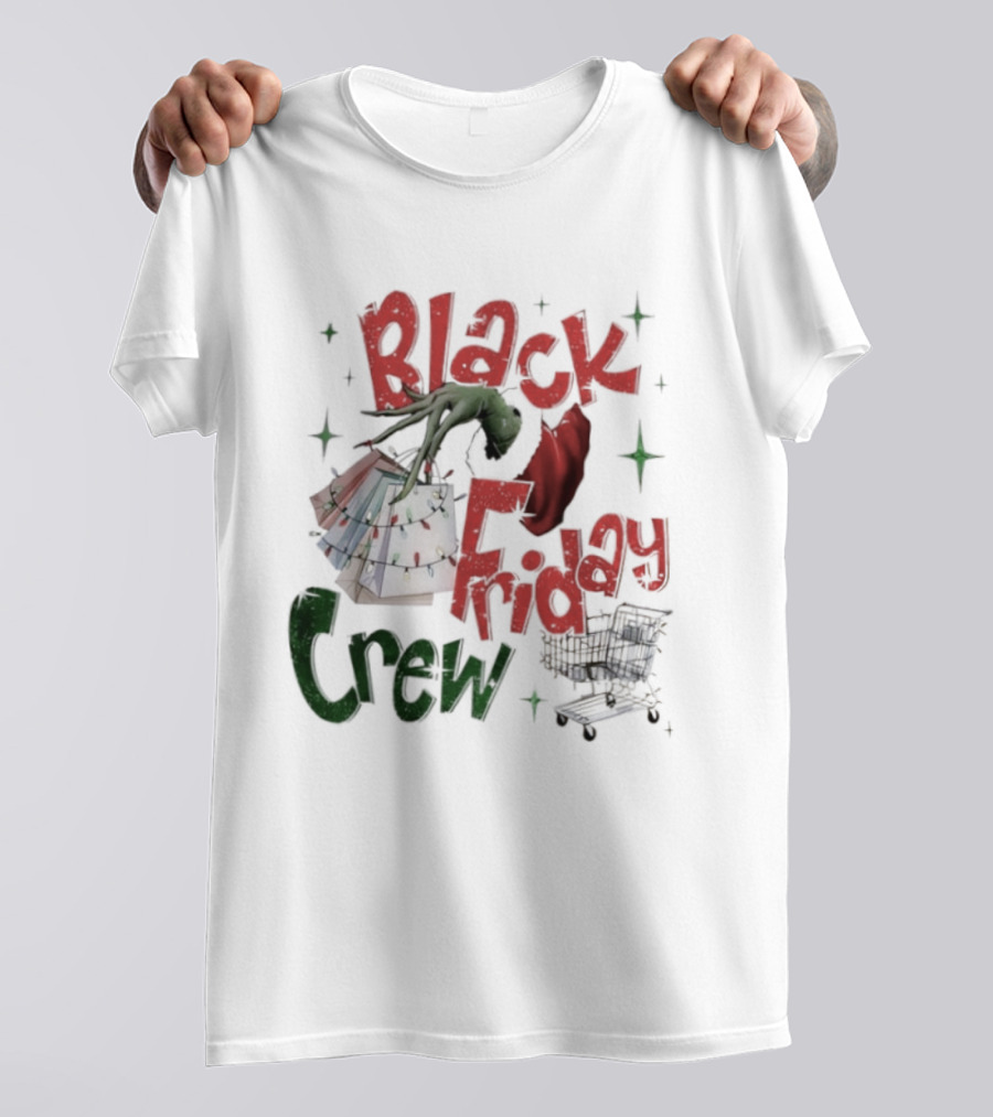 Black Friday Crew Funny Christmas Shopping Family T-Shirt