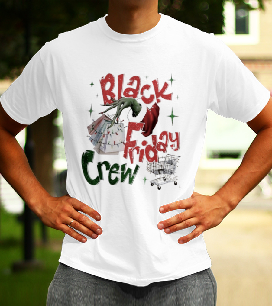 Black Friday Crew Funny Christmas Shopping Family T-Shirt