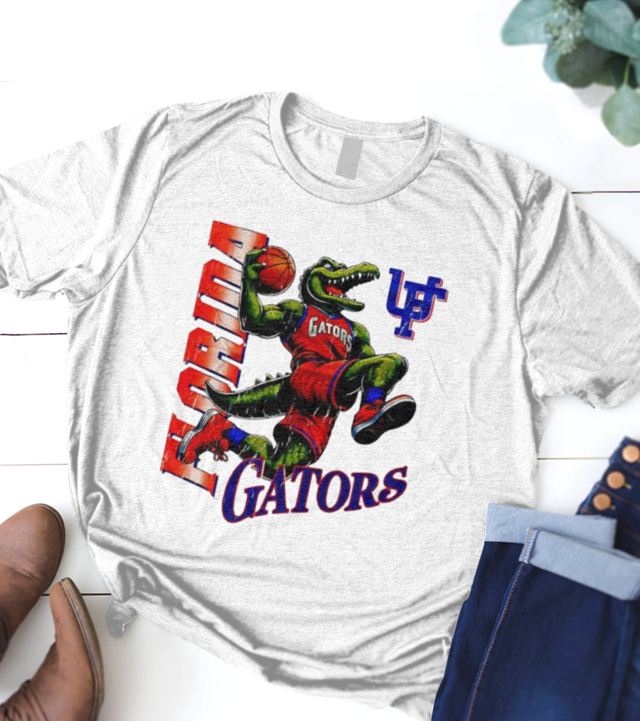 Florida Gators Basketball Alligator UF Team Spirit T-Shirt