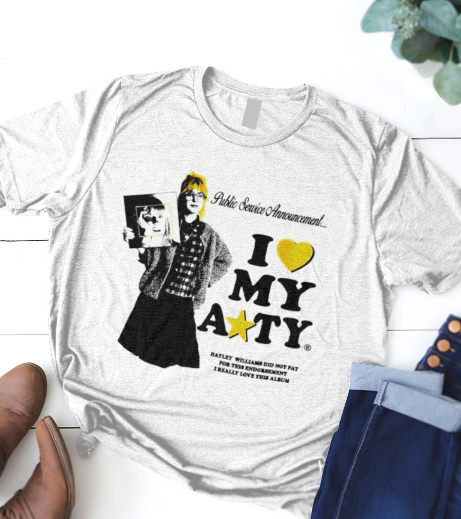 Public Service Announcement Hayley Williams Heart My A** T-Shirt