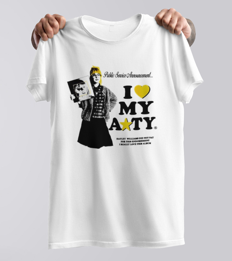 Public Service Announcement Hayley Williams Heart My A** T-Shirt