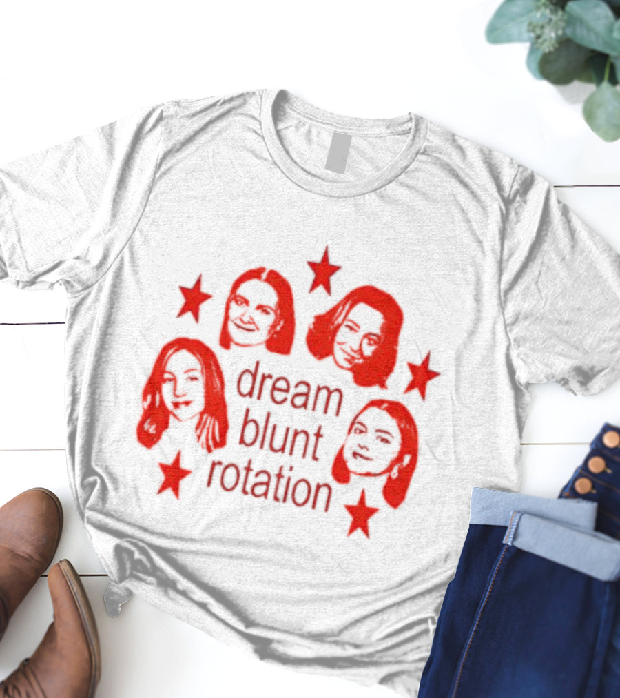 Yard Sale Girls Dream Blunt Rotation Faces And Stars T-Shirt