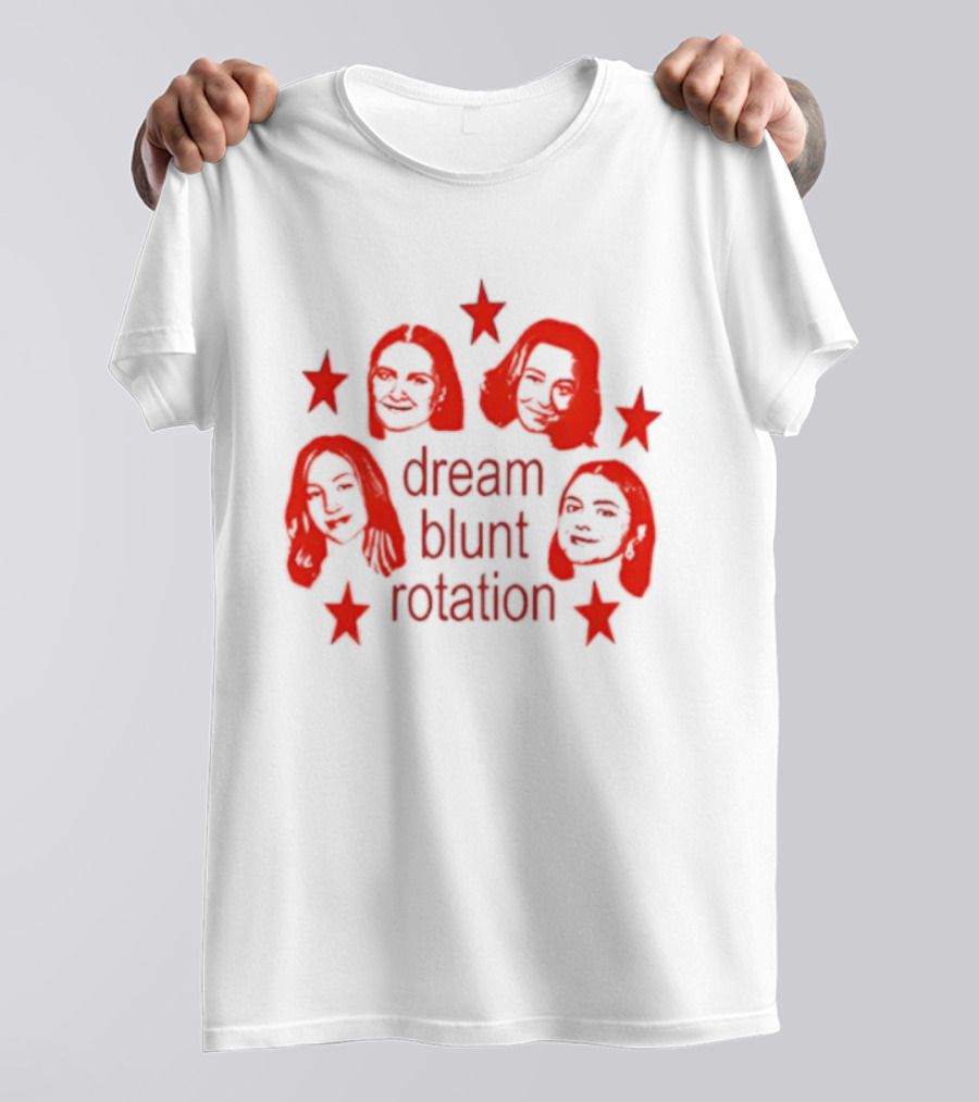 Yard Sale Girls Dream Blunt Rotation Faces And Stars T-Shirt