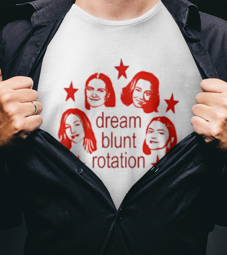 Yard Sale Girls Dream Blunt Rotation Faces And Stars T-Shirt