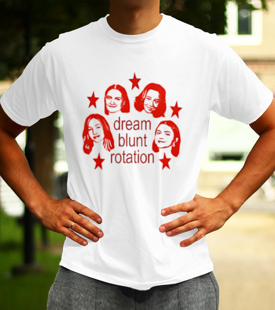 Yard Sale Girls Dream Blunt Rotation Faces And Stars T-Shirt