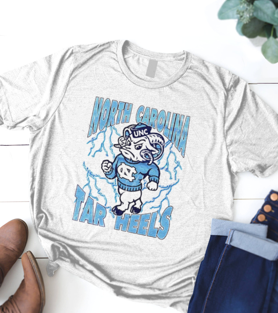 North Carolina Tar Heels Rameses Mascot UNC Logo T-Shirt