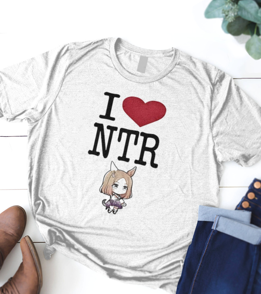 I Love NTR Narita Top Road Pretty Derby Anime Character T-Shirt