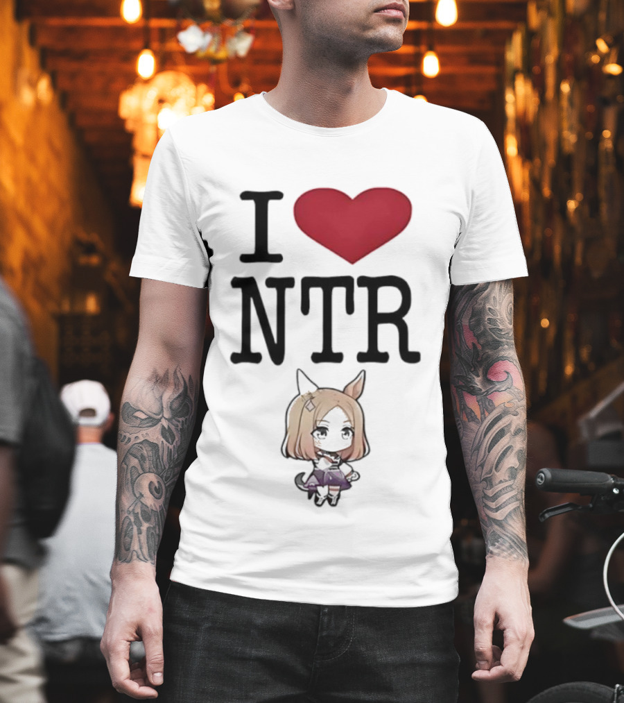 I Love NTR Narita Top Road Pretty Derby Anime Character T-Shirt