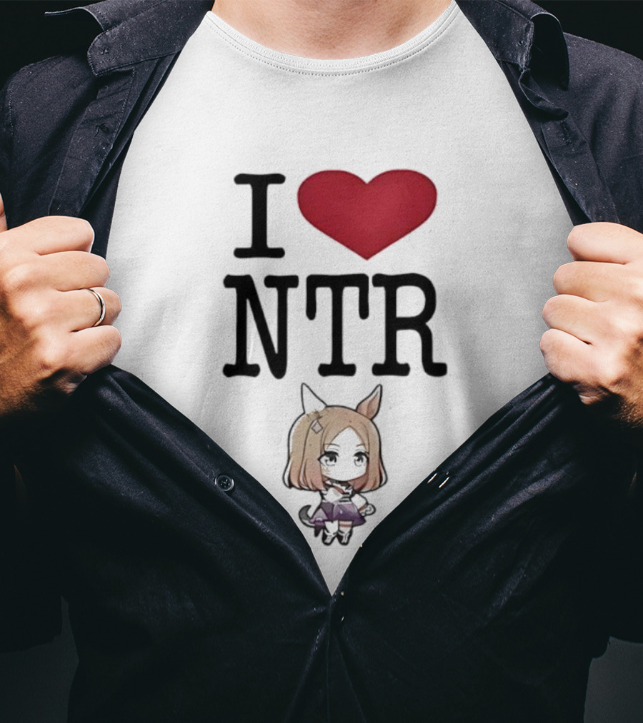 I Love NTR Narita Top Road Pretty Derby Anime Character T-Shirt