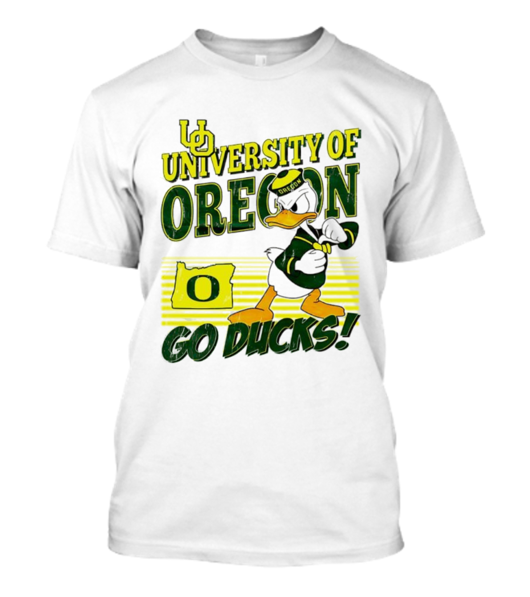 University Of Oregon Donald Duck Go Ducks Mascot T-Shirt
