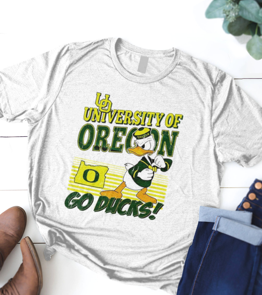 University Of Oregon Donald Duck Go Ducks Mascot T-Shirt
