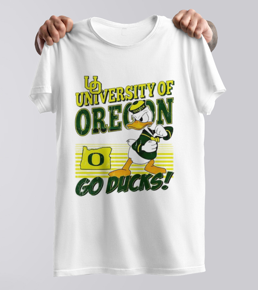 University Of Oregon Donald Duck Go Ducks Mascot T-Shirt