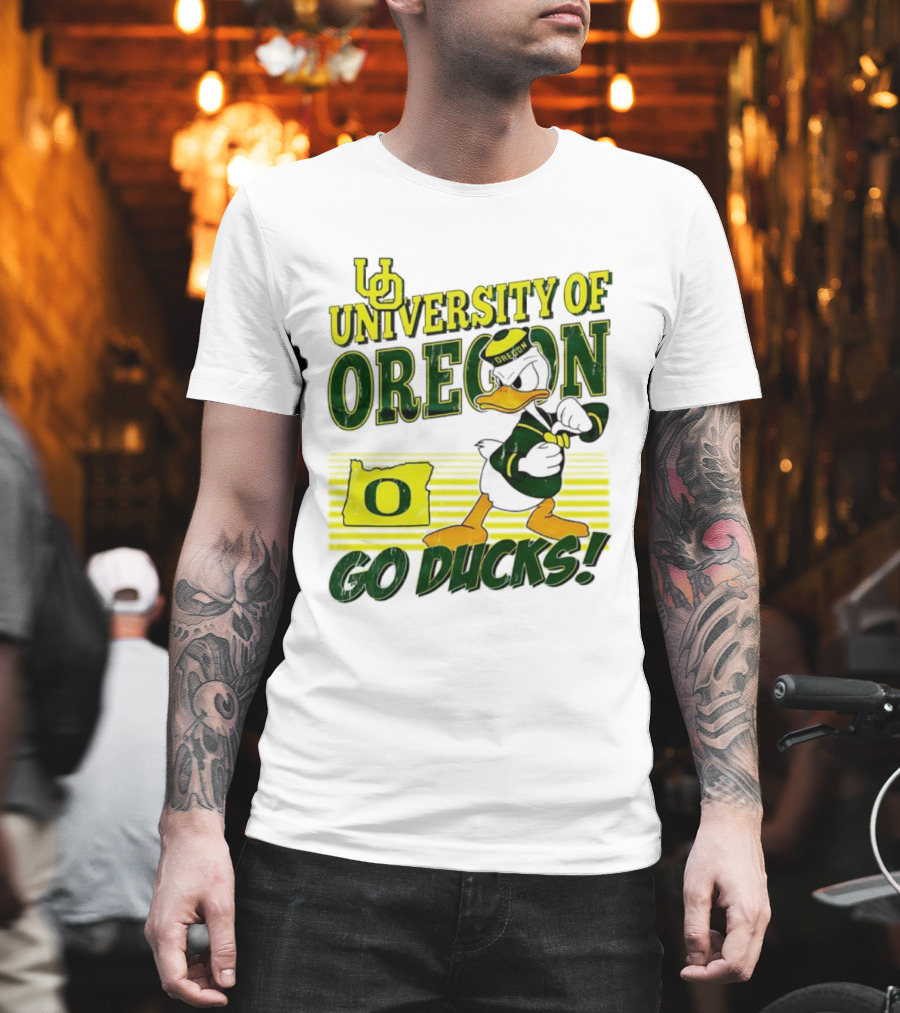 University Of Oregon Donald Duck Go Ducks Mascot T-Shirt