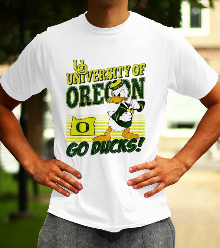 University Of Oregon Donald Duck Go Ducks Mascot T-Shirt
