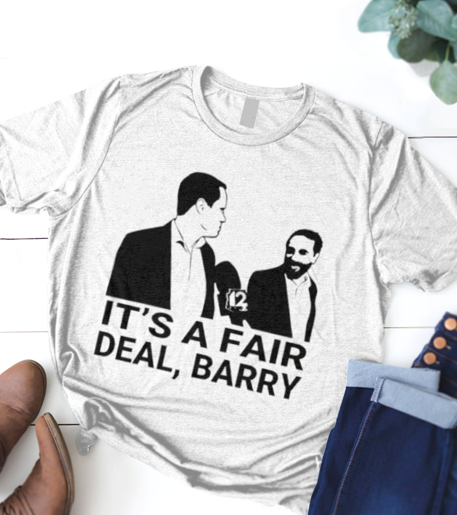 It's A Fair Deal Barry Meme Silhouette Conversation T-Shirt