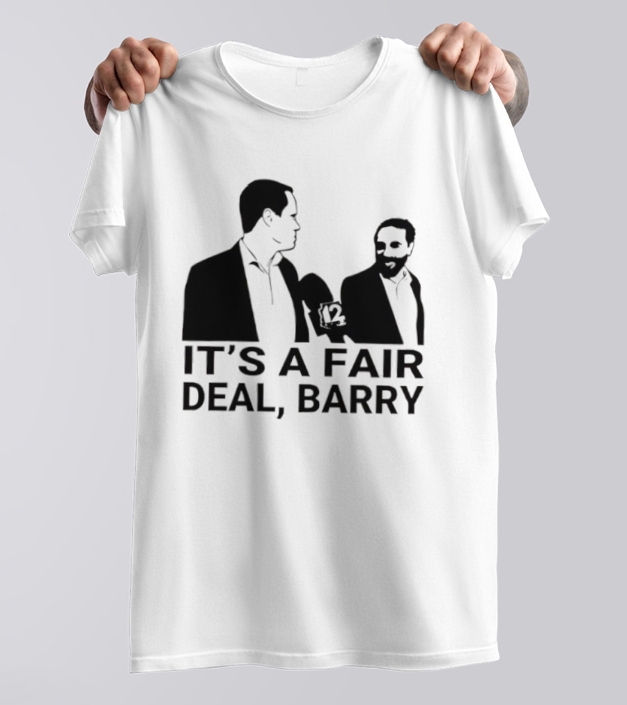 It's A Fair Deal Barry Meme Silhouette Conversation T-Shirt