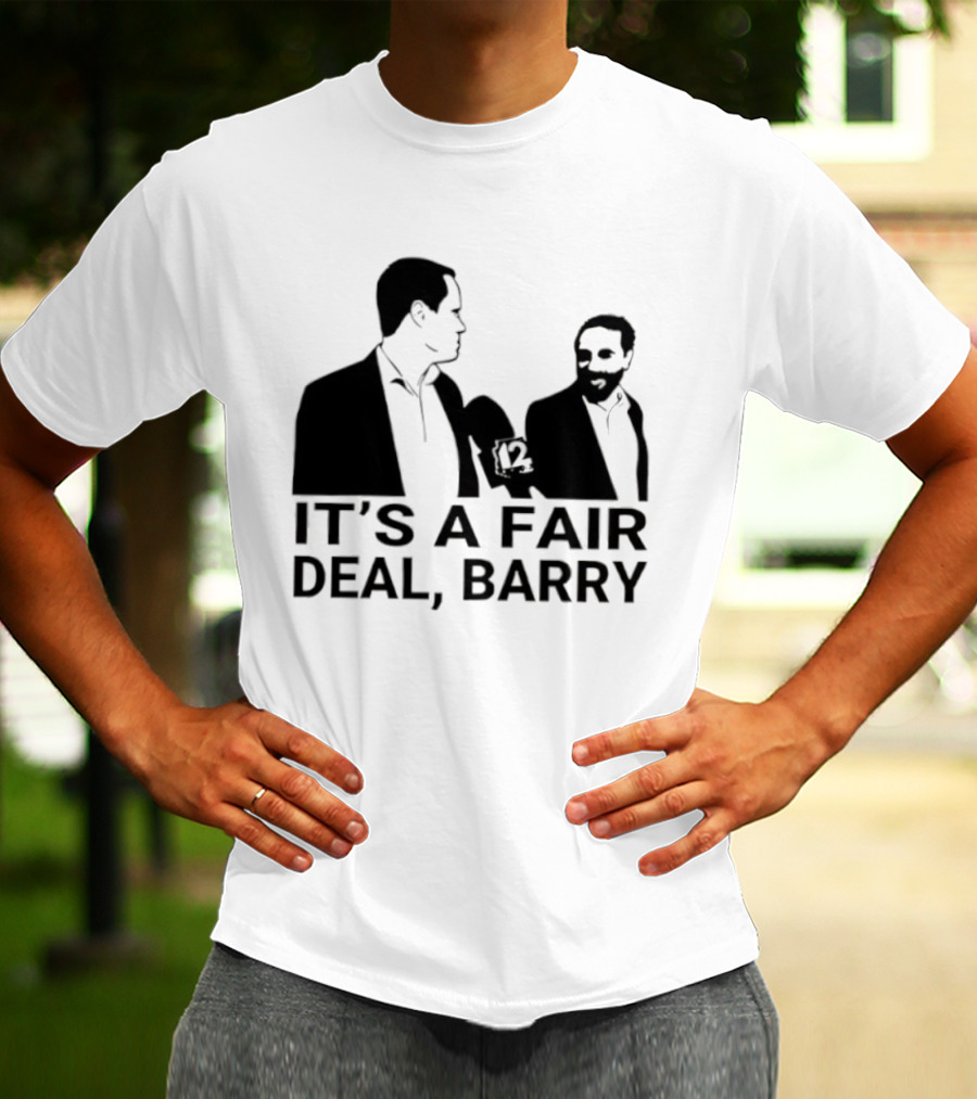 It's A Fair Deal Barry Meme Silhouette Conversation T-Shirt