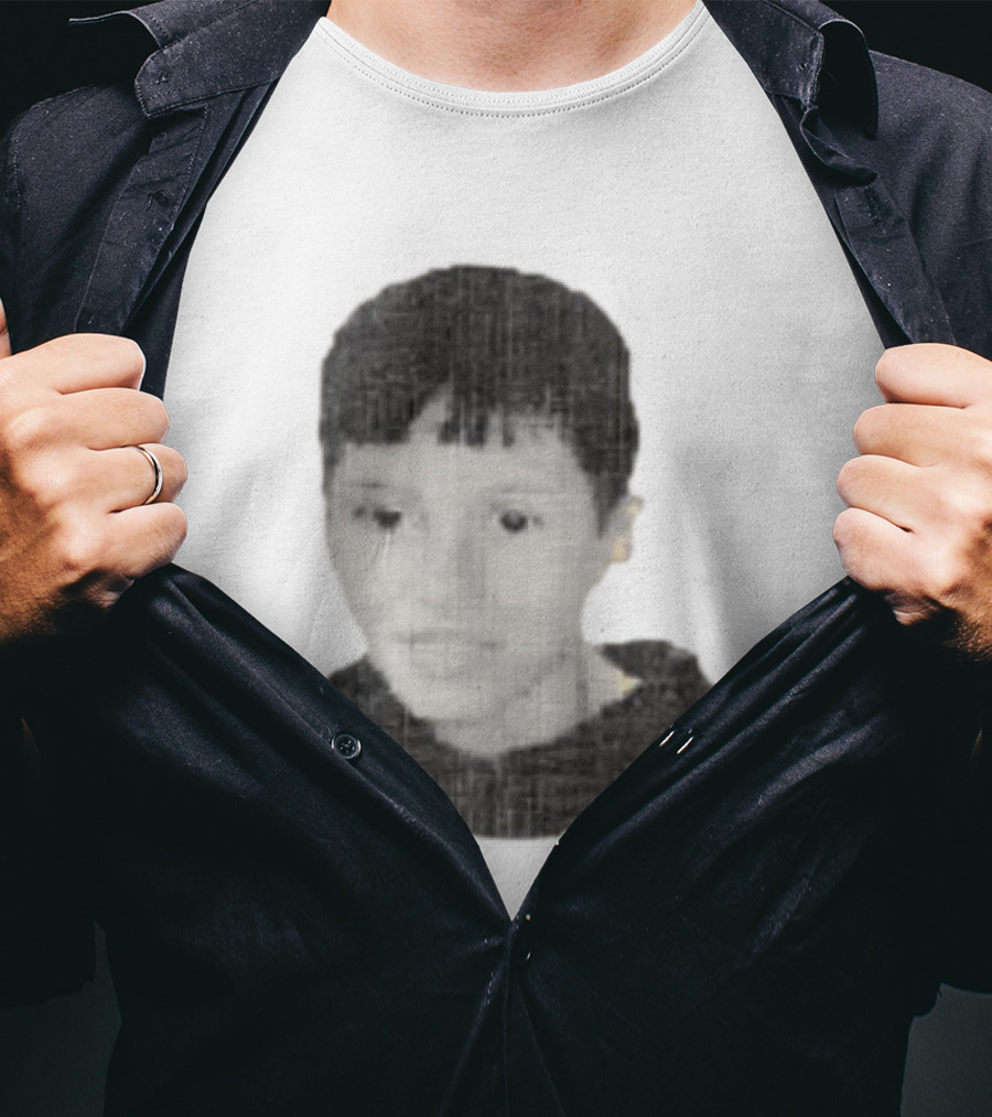 Mini Mamzah Retro Pixelated Portrait T-Shirt