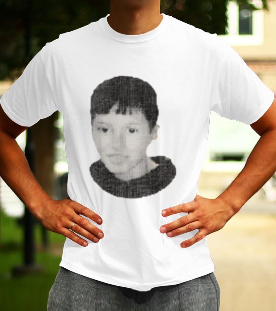 Mini Mamzah Retro Pixelated Portrait T-Shirt