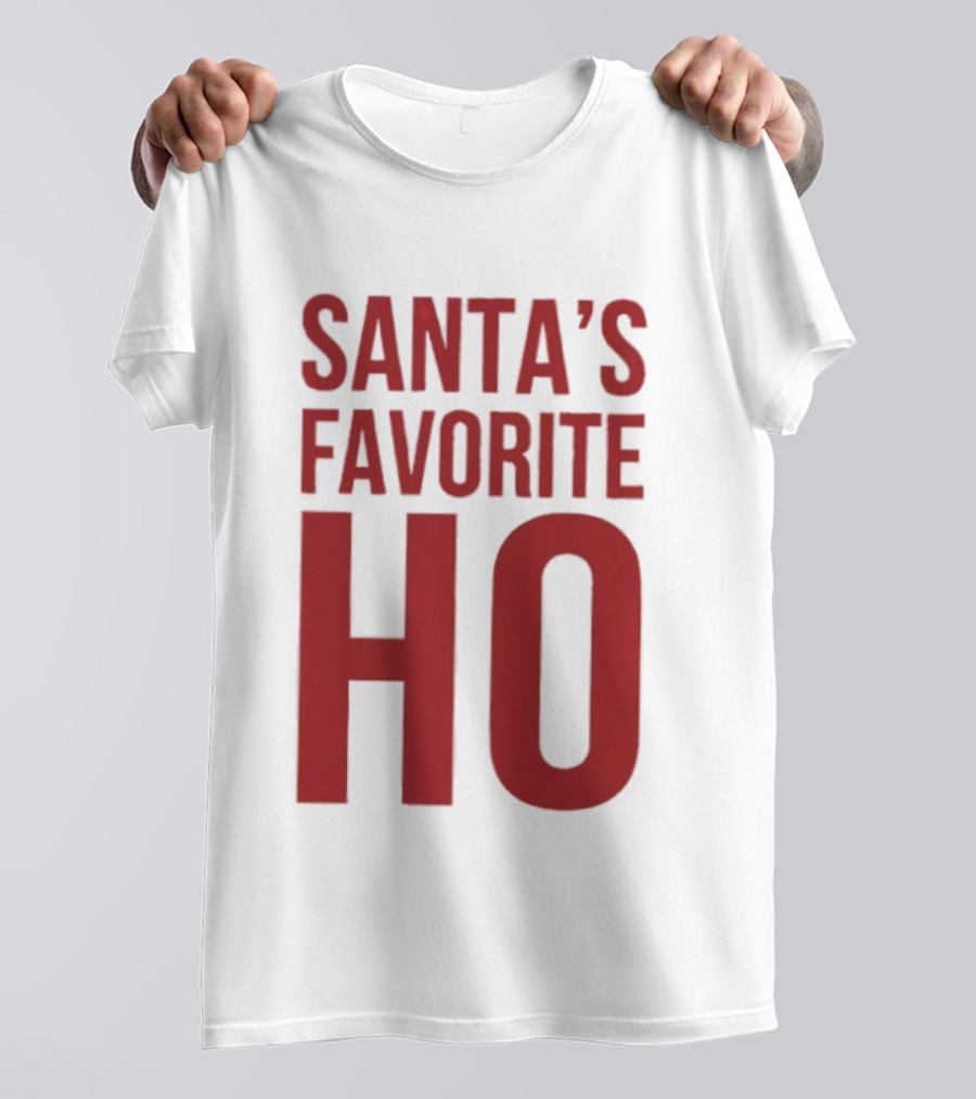 Santa’s Favorite Ho Christmas Humor T-Shirt