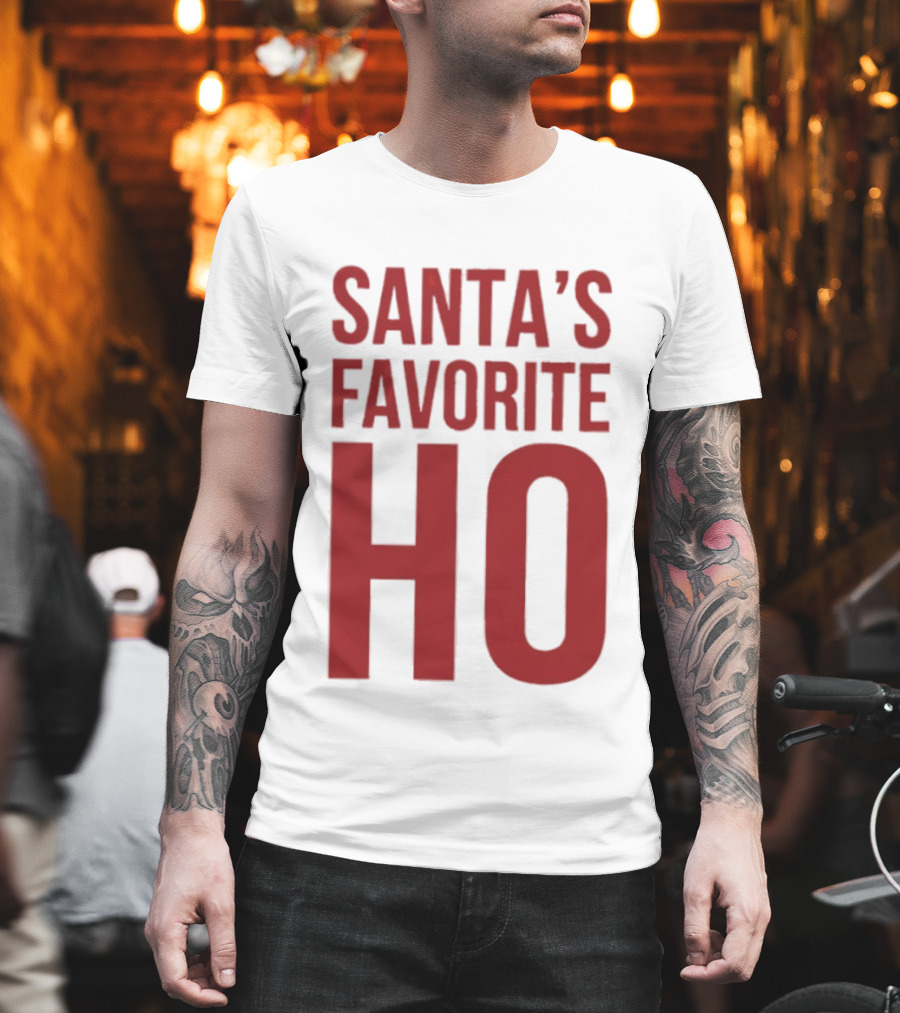Santa’s Favorite Ho Christmas Humor T-Shirt