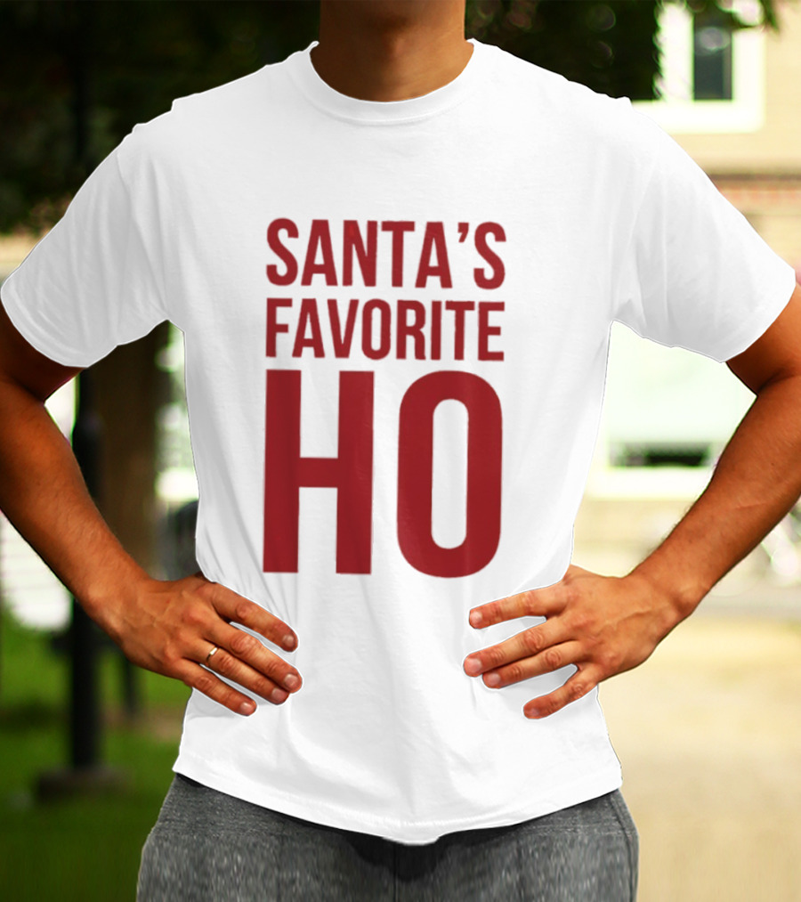 Santa’s Favorite Ho Christmas Humor T-Shirt