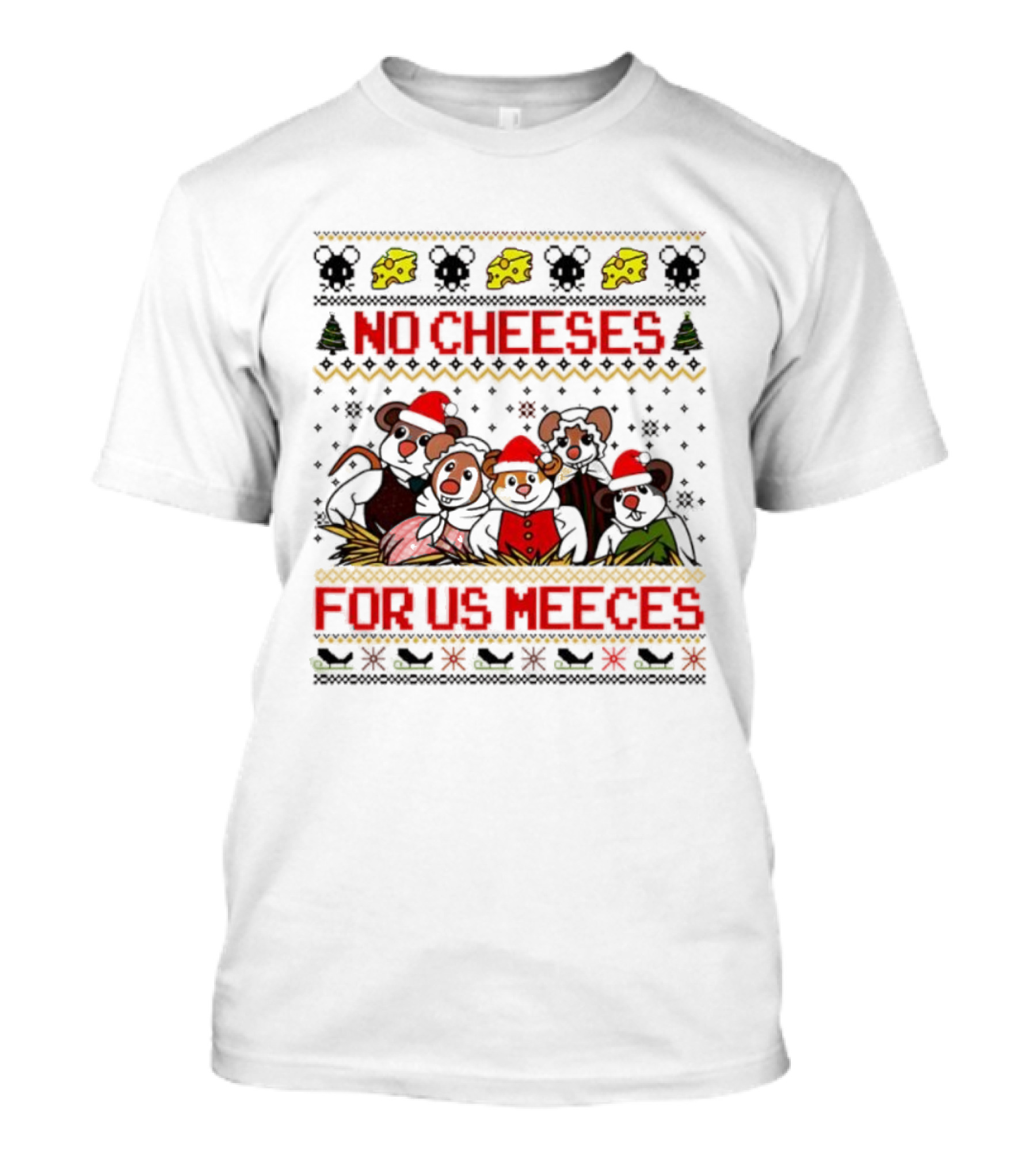 The Muppets Christmas Carol No Cheeses For Us Meeces Holiday Hamsters T-Shirt
