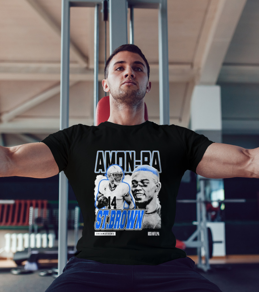 Amon-Ra St. Brown Dreamathon 14 Football Aesthetic T-Shirt