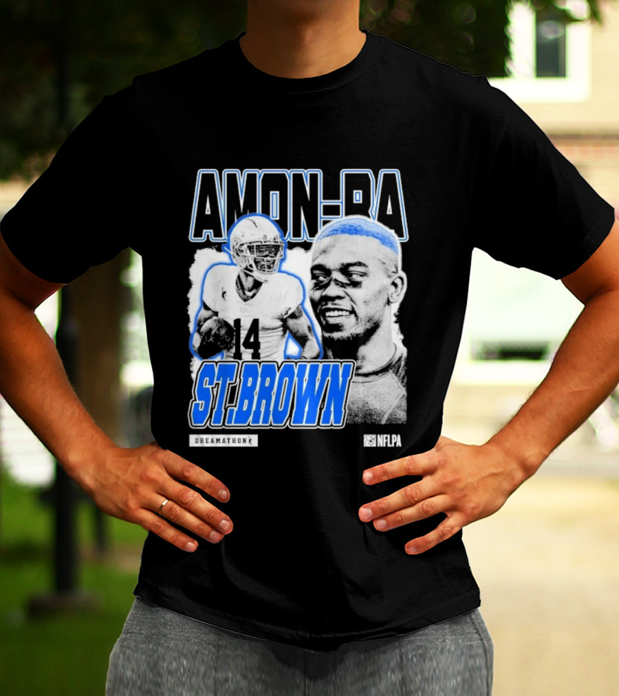 Amon-Ra St. Brown Dreamathon 14 Football Aesthetic T-Shirt