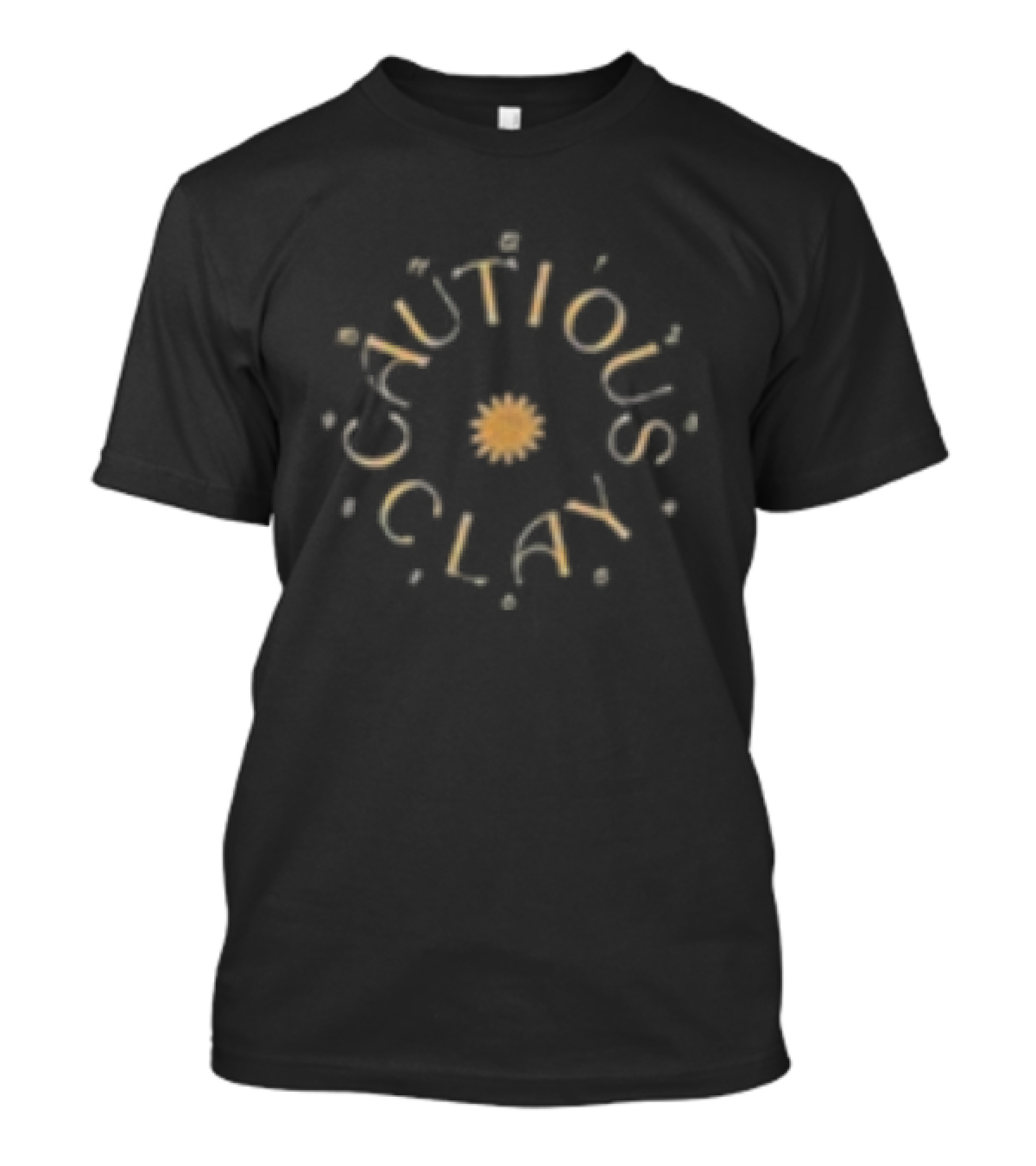 Cautious Clay The Hours Tour 2025 Sunburst Circular Text T-Shirt