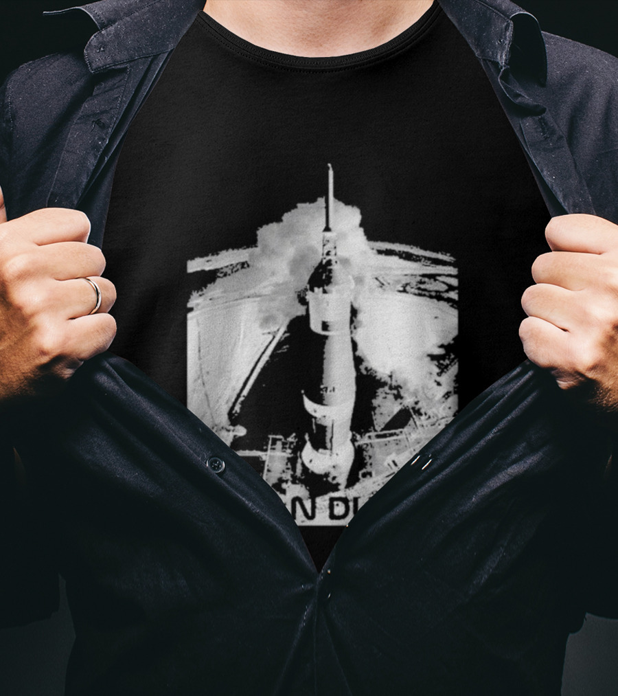 Duran Duran Rocket Launch Space Exploration Music Theme T-Shirt