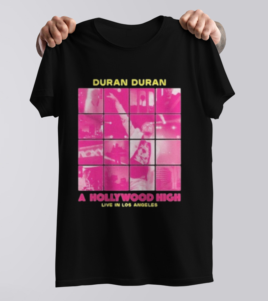 Duran Duran A Hollywood High Live In Los Angeles Concert Montage T-Shirt