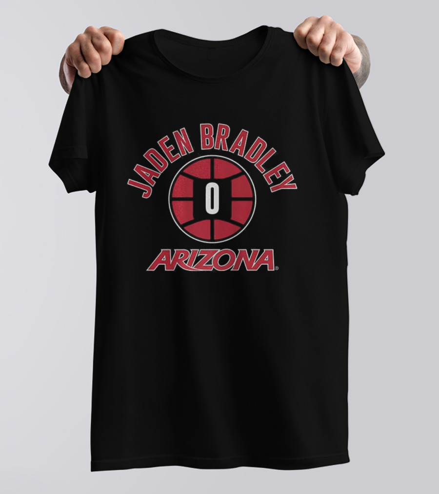 Jaden Bradley Arizona Wildcats Basketball 0 T-Shirt